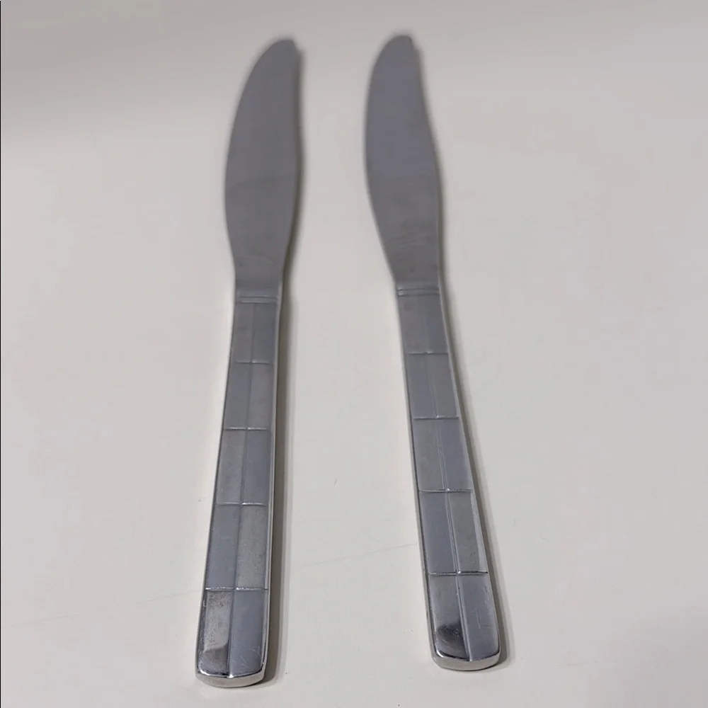 Landscape by Cambridge Stainless Table Knives Set of Two Discontinued Piece